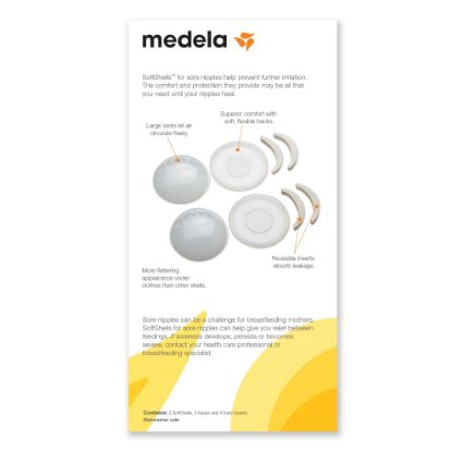 Picture of Medela SoftShells Sore Nipples 2ct EN